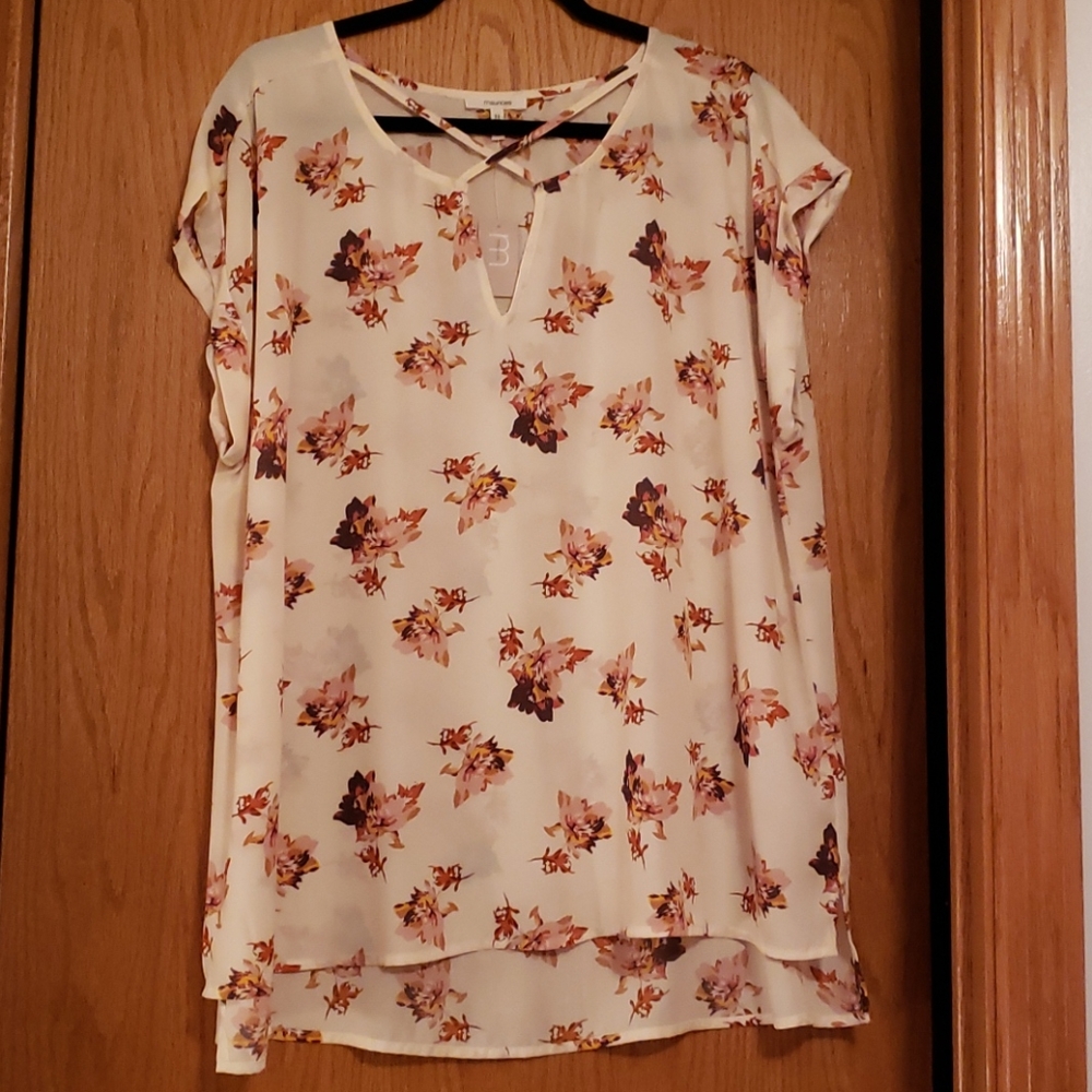 Maurices Floral Blouse